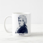 Wolfgang Amadeus Mozart, blue Mugs