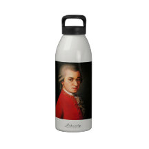 Wolfgang Amadeus Mozart portrait Drinking Bottles