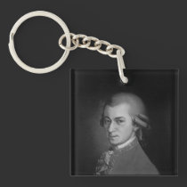 Wolfgang Amadeus Mozart Portrait key chains