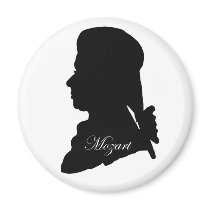 Wolfgang Amadeus Mozart magnets