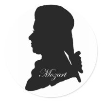 Wolfgang Amadeus Mozart stickers
