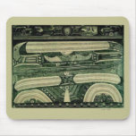 Wölfli 'Petrol' Fine Art Mousepad