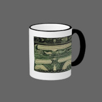 Wölfli 'Petrol' Fine Art mugs
