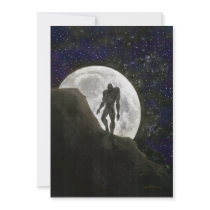Wolfman Full Moon Invitation