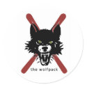 Wolfpack ski / helmet stickers by margaretmarythomas Wolfpack ski / helmet stickers