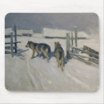 Wolfs, Winter Night, c.1910 Mousepad