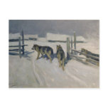 Wolfs, Winter Night, c.1910 postcards