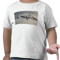 Wolfs, Winter Night, c.1910 Tshirt