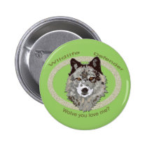wolve you love me? buttons