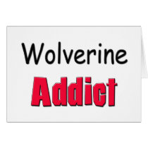 Wolverine Addict cards by AnimalShirts Wolverine Addict cards