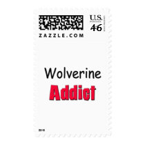 Wolverine Addict postage by AnimalShirts Wolverine Addict postage