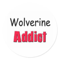 Wolverine Addict stickers by AnimalShirts Wolverine Addict stickers