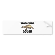 Wolverine Lover bumper stickers by AnimalShirts Wolverine Lover bumper stickers