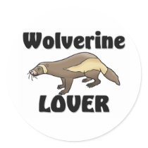 Wolverine Lover stickers by AnimalShirts Wolverine Lover stickers