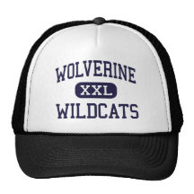 Wolverine - Wildcats - Middle - Wolverine Michigan Trucker Hats