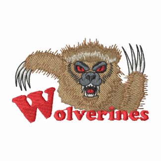 Wolverines Logo embroideredshirt