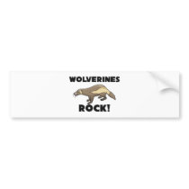 Wolverines Rock bumper stickers by AnimalShirts Wolverines Rock bumper stickers