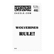 Wolverines Rule postage by AnimalShirts Wolverines Rule postage