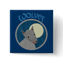 Wolves Buttons