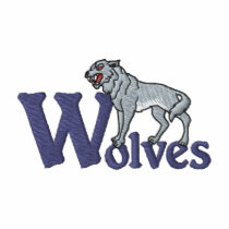 Wolves embroidered shirts by ZazzleEmbroidery Wolves embroidered shirts