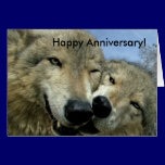 Wolves - Happy Anniversary - For partner cards