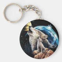 Wolves Keychain