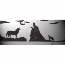 Wolves_light photo sculptures by Haohmauru Wolves_light photo sculptures