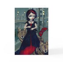 "Wolves of Venice" Greeting Card by strangeling "Wolves of Venice" Greeting Card