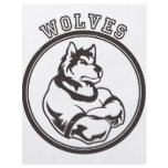 Wolves or Wolf Mascot Custom Flyer
