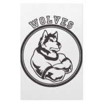 Wolves or Wolf Mascot Stationery