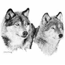 Wolves Acrylic Cut Outs