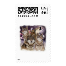 Wolves Postage Stamps