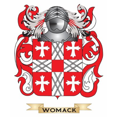 Please vist my gallery zazzle.com/familycrest for more Womack tshirts,coat of arms mugs,family crest hats and other Womack Family Crest (Coat of Arms) gifts 