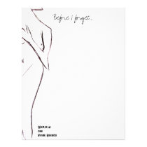 Woman#1, Before I forget... letterhead