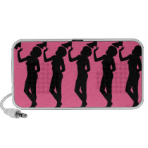 Woman 2 speakers