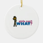Woman Air Force Christmas Tree Ornaments
