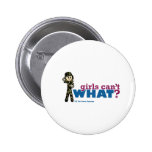 Woman Air Force Veteran Button