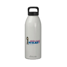 Woman Air Force Veteran Reusable Water Bottle