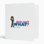 Woman Air Force Veteran Vinyl Binders