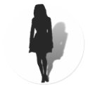 Woman Alone Silhouette stickers