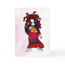 woman and child cards