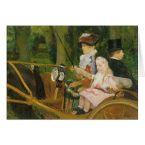 Woman and Child Driving, Mary Cassatt cards