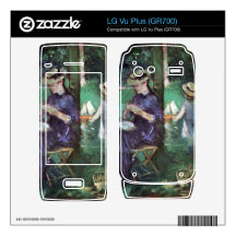 Woman and child in Garden by Berthe Morisot Decal For The LG Vu Plus
