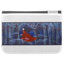 Woman and Forest Animal Spirits Kindle Keyboard Covers