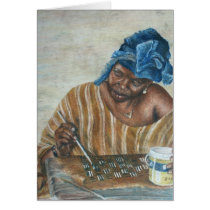 Woman applying Bologan paste cards by melissaenderle Woman applying Bologan paste cards
