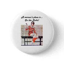 Woman at the links buttons by Gallipoli15 Woman at the links buttons