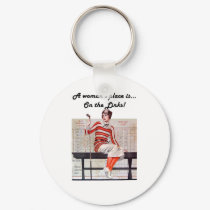 Woman at the links keychains by Gallipoli15 Woman at the links keychains
