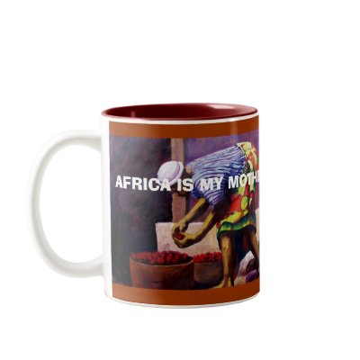 woman at well, woman at well coffee mug by adeolagbadamosi
