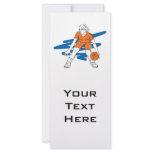 woman basketbal player personalized rack card