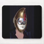 Woman behind a mask Mousepad